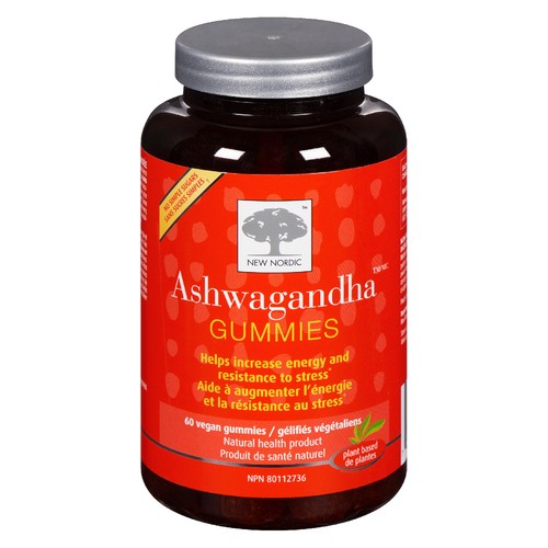 New Nordic Plant Based Ashwagandha Gummies 60 Count