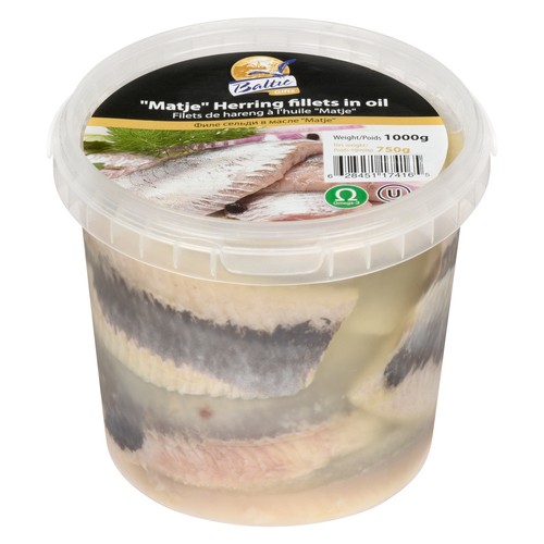 Baltic Gifts Matje Herring Fillet In Oil 1 kg
