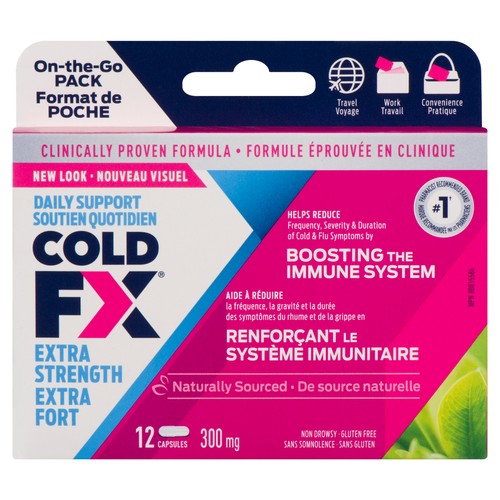 Cold-FX Extra Strength Cold Medicine 12 Capsules 