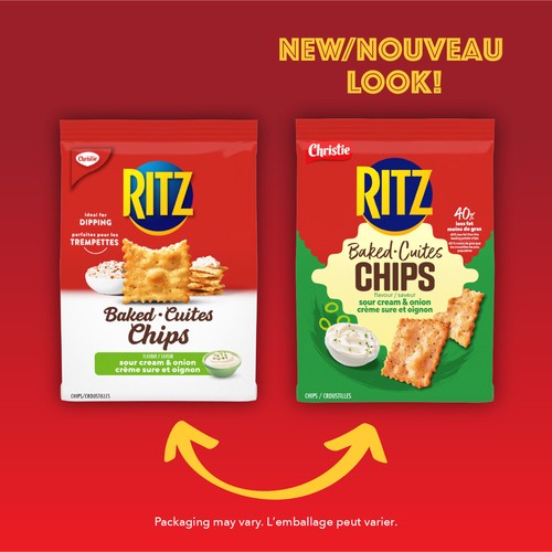 Ritz Baked Chips Sour Cream & Onion 240 g