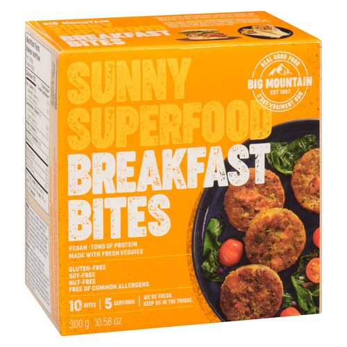 Big Mountain Superfood Breakfast Bites with Fresh Veggies 300 g 