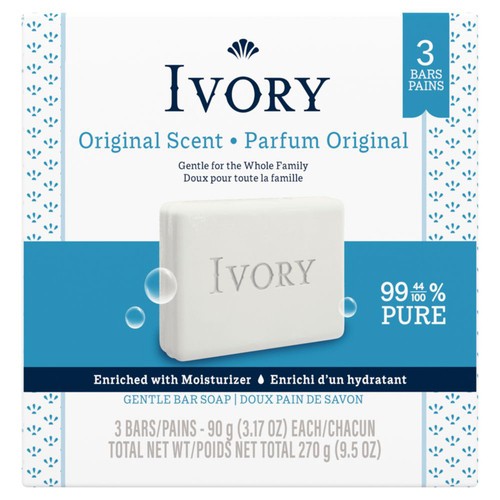 Ivory Bar Soap Original 3 x 90 g