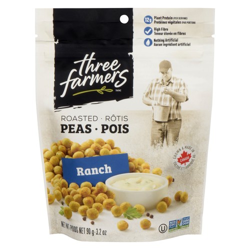 Three Farmers Pea Pops Wild Ranch 90 g