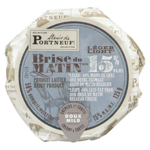 Alexis de Portneuf Less Fat Cream Cheese Brise du Matin Legere 125 g