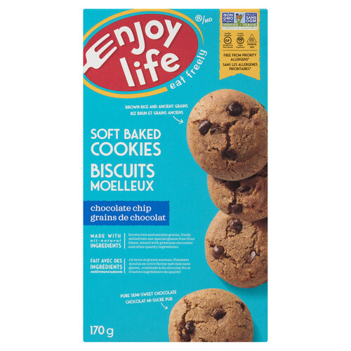 Enjoy Life Gluten-Free Cookies Chocolate Chip 170 g