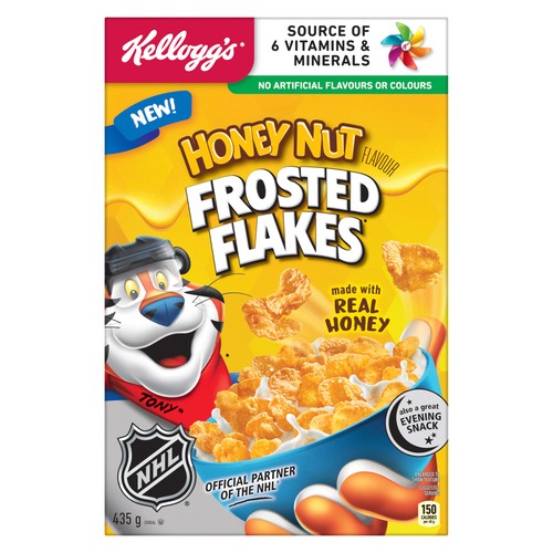 Kellogg's Cereal Frosted Flakes Honey Nut 435 g