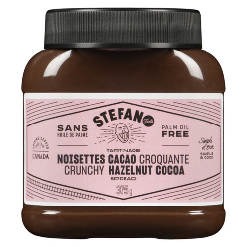 stefano crunchy spread hazelnut and cocoa 375 g voilà online