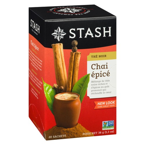 Stash Black Tea Chai Spiced 20 Tea Bags