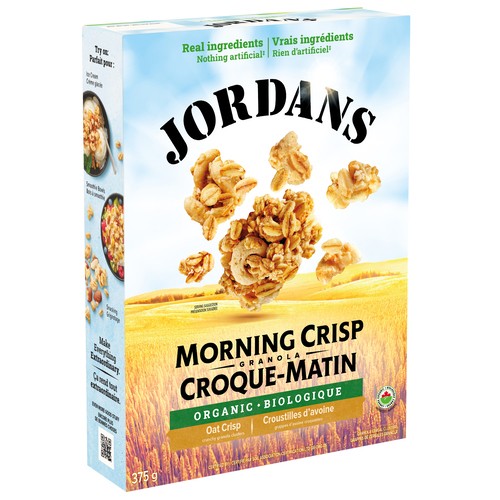 Jordans Morning Crisp Organic Granola Cereal Oat Crisp 375 g