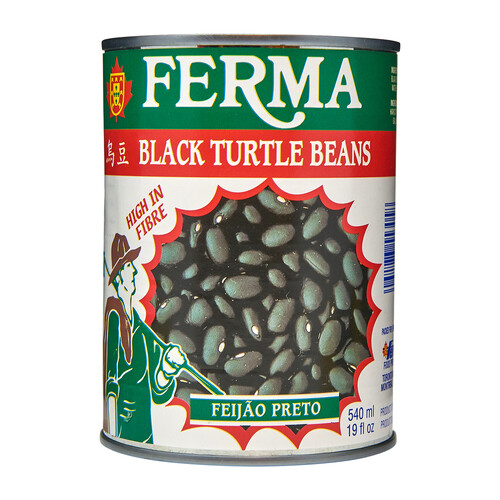 Ferma Black Turtle Beans 540 ml