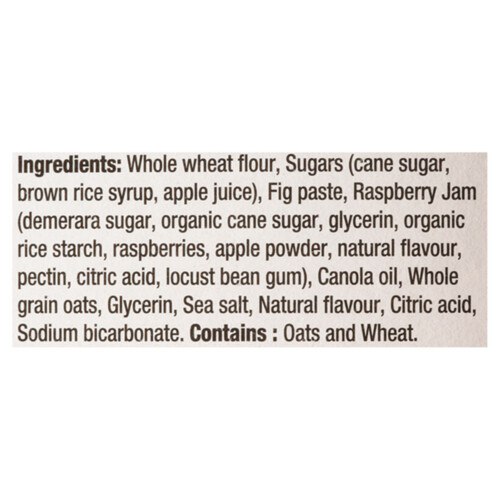 Nature's Bakery Glucose & Fructose Free Whole Wheat Fig Bar Raspberry 340 g