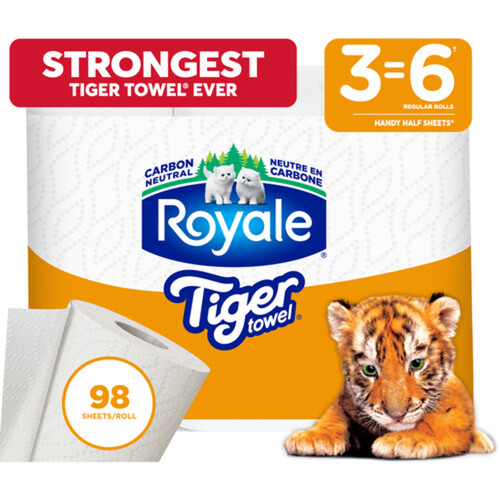 Royale Paper Towel 2-Ply 3 Rolls x 98 Sheets