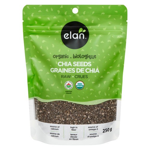 Elan Organic Chia Seeds Raw 250 g