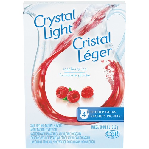 Crystal Light Drink Mix Raspberry Ice 4 Pack 31 g