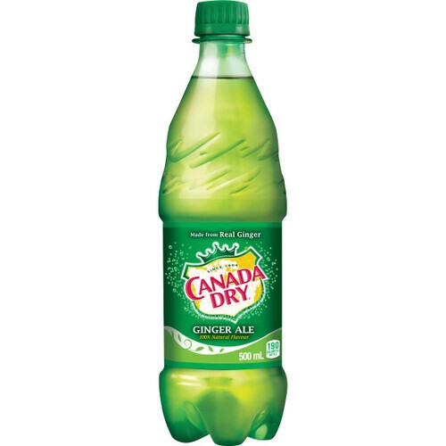 Canada Dry  Ginger Ale Soft Drink Zero Sugar 500 ml