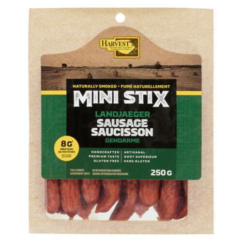 Harvest Meats Gluten-Free Mini Stix Sausage Landjaeger 250 g