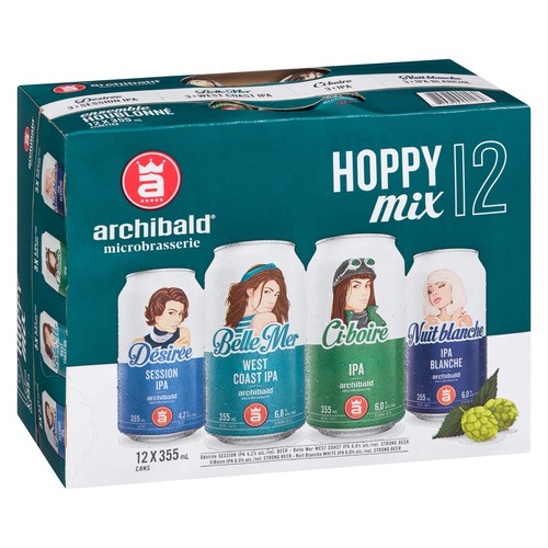 Archibald Mix Beer Hops Premium Pack 12 x 355 ml (cans)