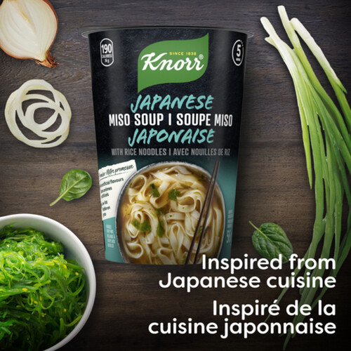 Knorr Rice Noodle Cup Japanese Miso For A Light Soup Meal Ready In 5 Mins 56 g