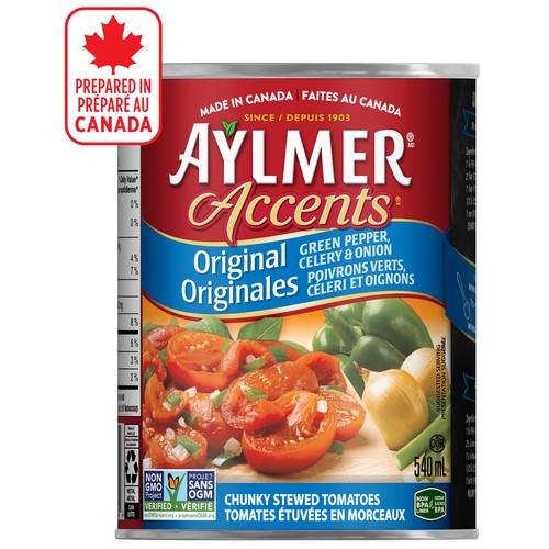 Aylmer Accents Chunky Stewed Tomatoes Original 540 ml
