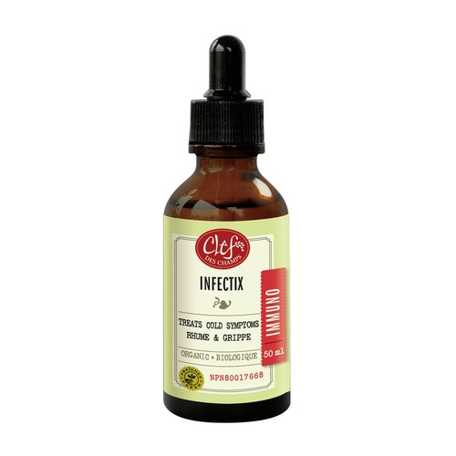 Clef des Champs Organic Tincture Infectix Treats Cold Symptoms 50 ml