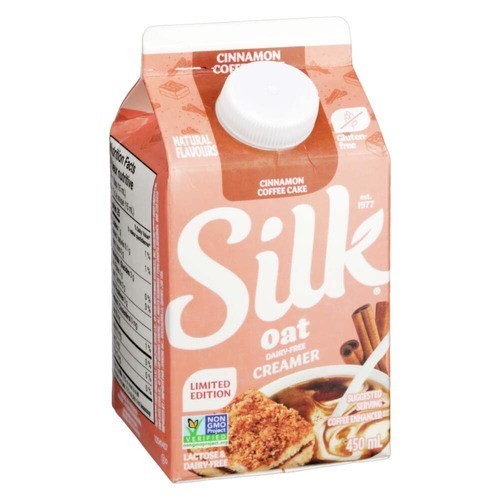 Silk Plant Based Coffee Creamer Limited Edition Cinnamon Coffee Cake 450 ml