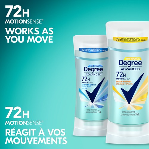 Degree Advanced Antiperspirant Fresh Energy Deodorant Stick 74 g
