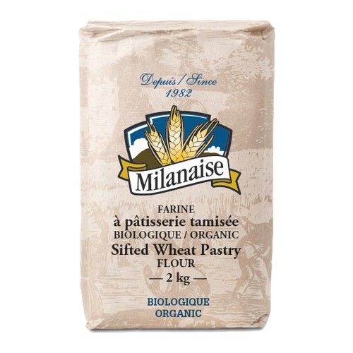 La Milanaise Organic Pastry Flour Sifted Wheat 2 kg