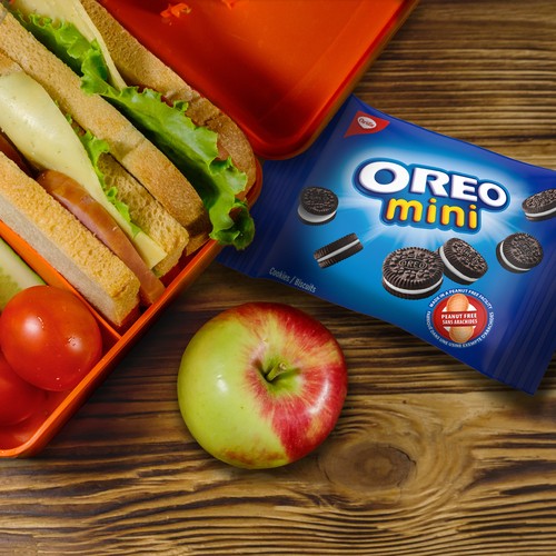 Oreo Mini Snak Pak Sandwich Cookies  6 x 25 g