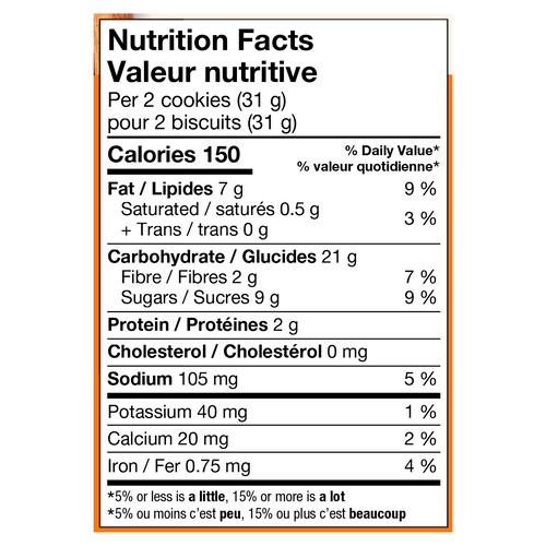 Leclerc Vital Oat Bran Cookies Autumn Spice 280 g