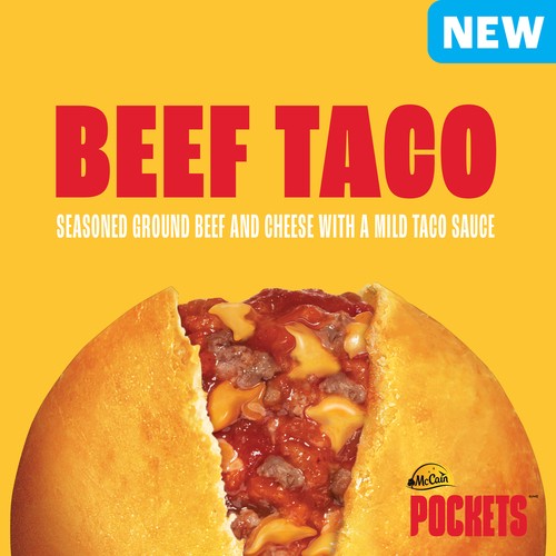 McCain Frozen Taco Pockets Beef 6 x 90 g