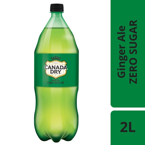 Canada Dry Soft Drink Zero Ginger Ale 2 L (bottle)