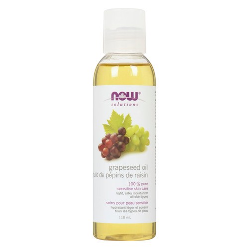 Now Sensitive Skin Care Grapeseed Oil 100% Pure 118 ml