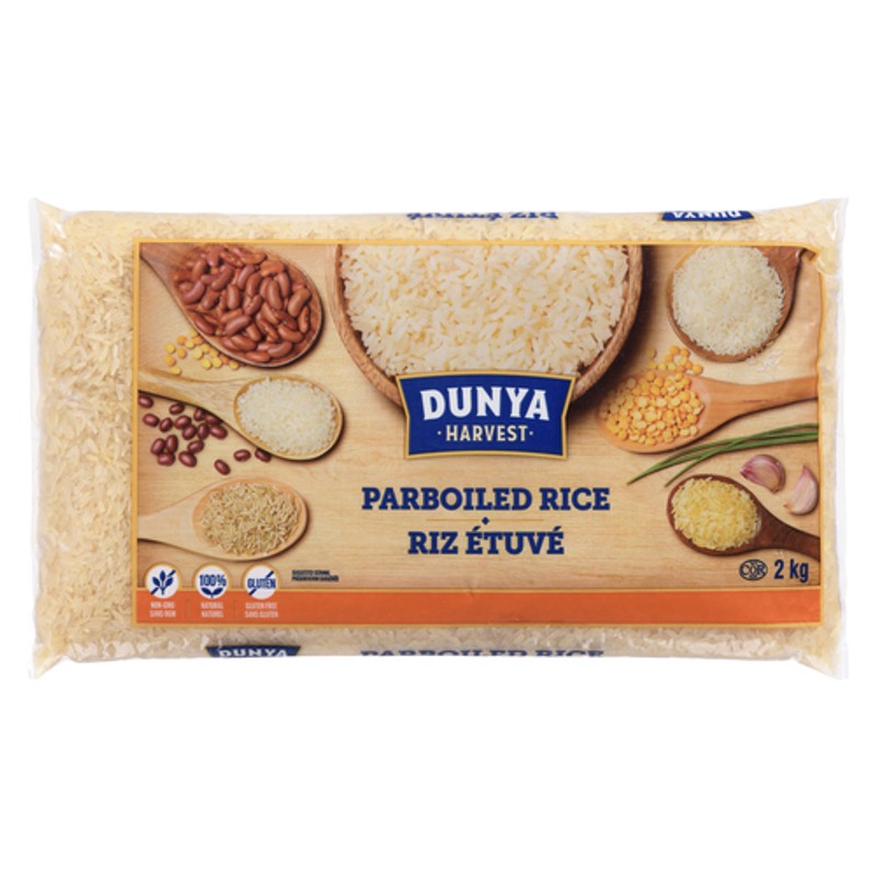 Dunya Harvest Rice Parboiled 2 kg - Voilà Online Groceries & Offers