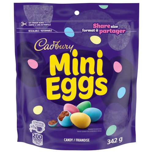 Cadbury Mini Eggs Chocolatey Candy Bag 342 g