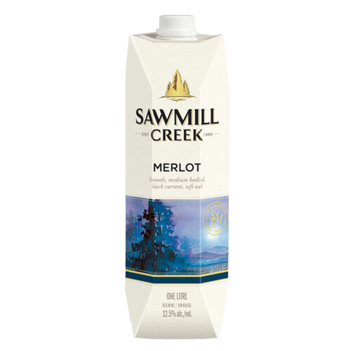 Sawmill Creek Merlot Wine 12.5% Alcohol 1 L