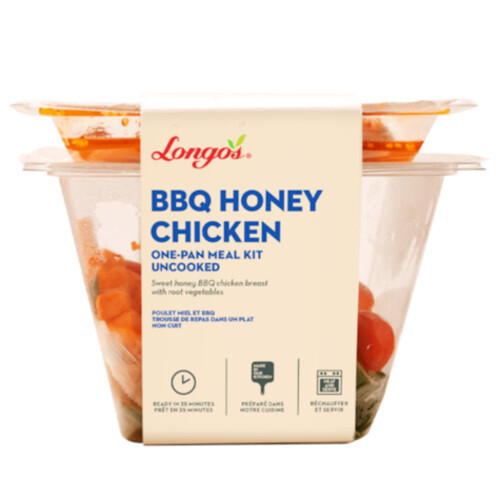 Longo's Bbq Honey Chicken With Root Vegtables 720 g