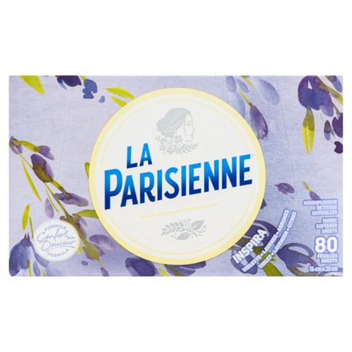 La Parisienne Softener Sheet Inspira 80 Sheets