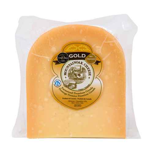 Mountainoak Cheese Farmstead Individual Wedge Cheese Gold Fixed Weight 225 g