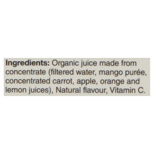 Kiju Organic Juice Mango Carrot 1.65 L