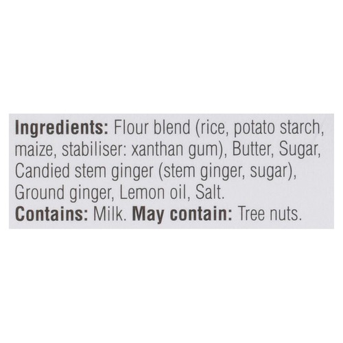 Walkers Gluten-Free Shortbread Cookie Ginger Lemon 140 g
