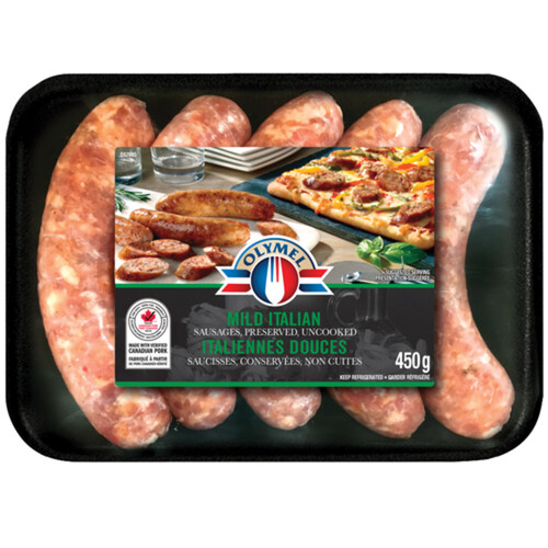 Olymel Frozen Sausages Mild Italian 450 g