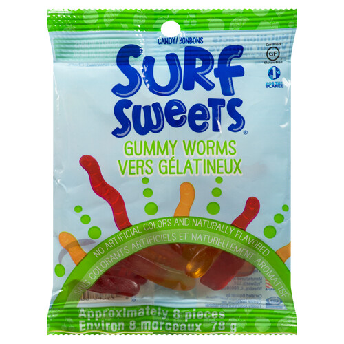 Surf Sweets All Natural Gummy Worms 78 g