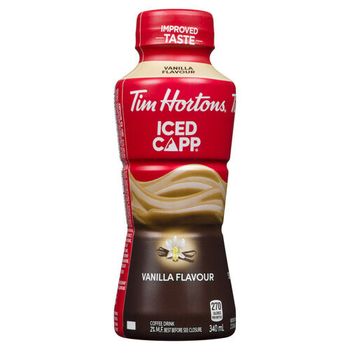 Tim Hortons Iced Cappuccino Vanilla 340 ml (bottle)