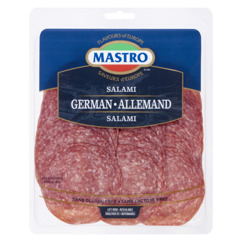 Mastro GlutenFree German Salami 150 g Voilà Online Groceries & Offers