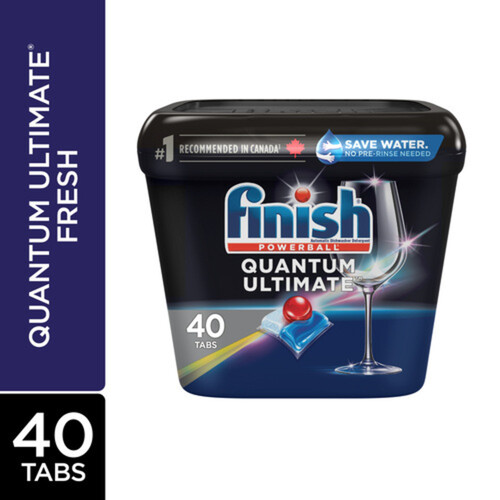 Finish Dishwasher Detergent Quantum Ultimate 40 Tabs 