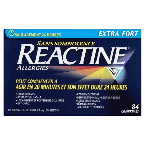 Reactine Allergy Medication Tablet 84 Tablets