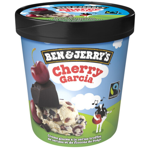 Ben & Jerry's Ice Cream Cherry Garcia With Fairtrade Ingredients 473 ml