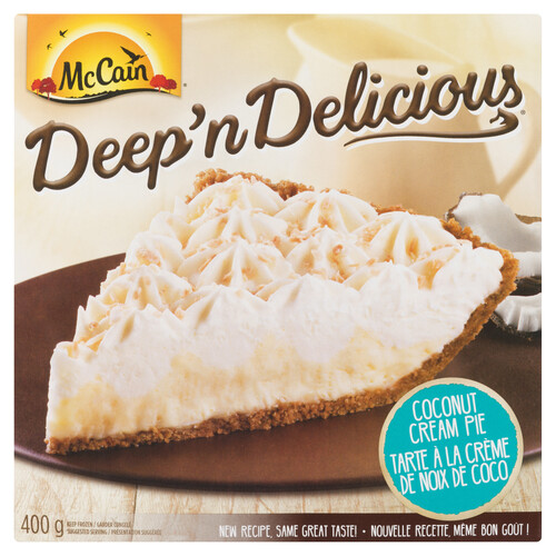 McCain Deep'n Delicious Frozen Pie Coconut Cream 400 g