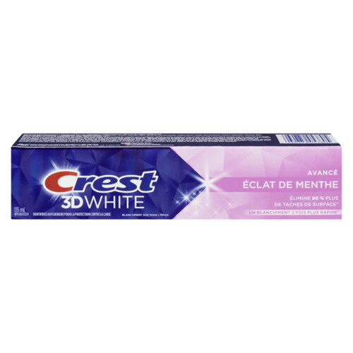 Crest 3D White Toothpaste Advanced Radiant Mint 135 ml