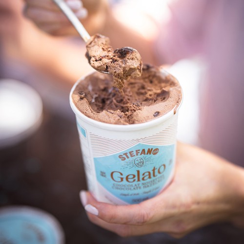 Stefano Faita Gelato Italian Style Chocolate Hazelnut 500 ml